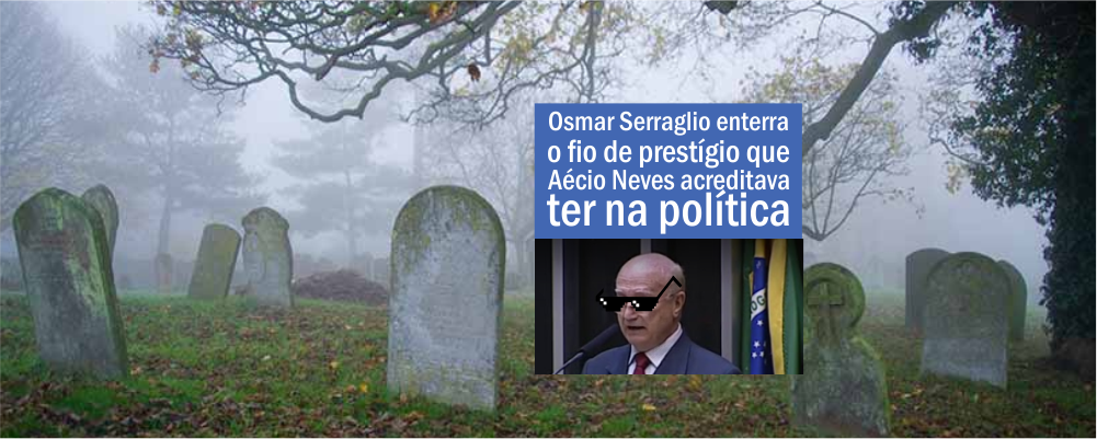 Osmar Serraglio enterra o fio de prestígio que Aécio Neves acreditava ter na política